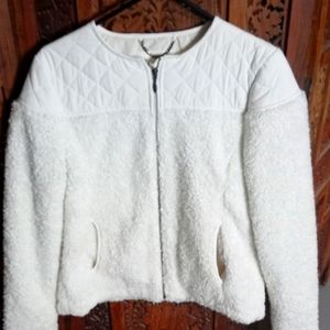 Prana Lux Jacket white fleece M